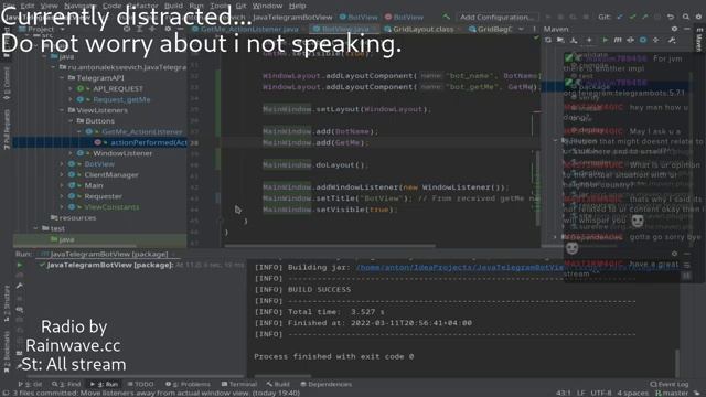 [EN] [RU if requested translation] Programming day! Java/?Python. Continuing JavaTelegramBotView an смотреть онлайн