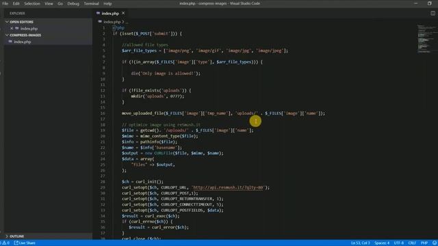 Compress Images for Website using reSmush it in PHP смотреть онлайн
