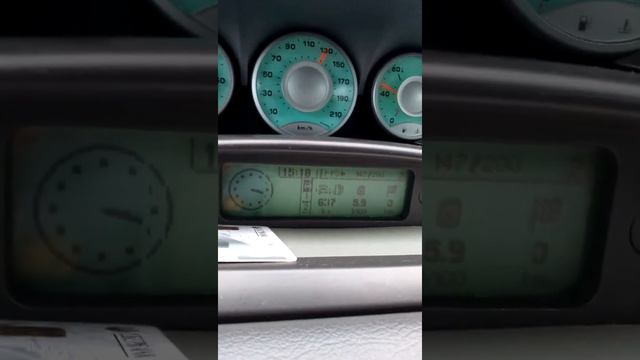 Пежо 807. 2.2 HDI.Расход на 130 км/ ч смотреть онлайн