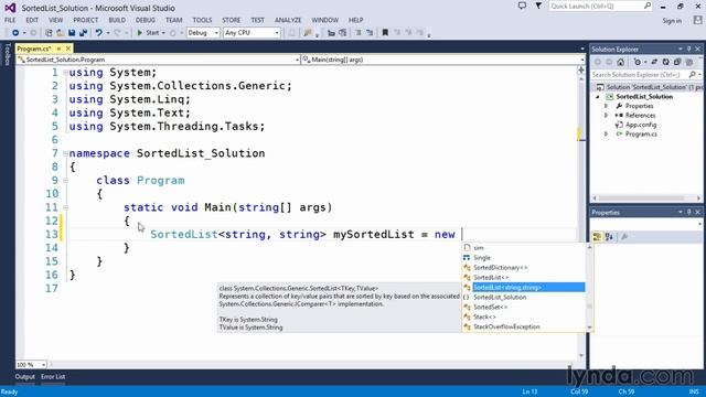 Solution Create an object and store string values in it смотреть онлайн