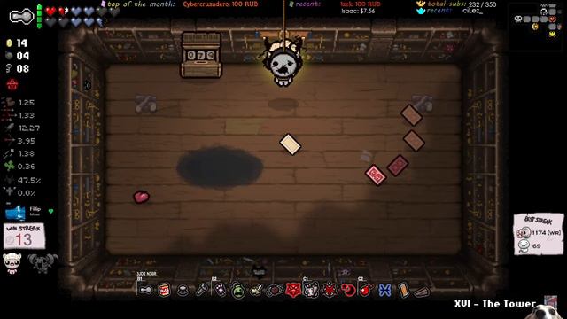 [014] Иден стрик на 4 Цели - Негаппи? | The Binding of Isaac: Repentance смотреть онлайн