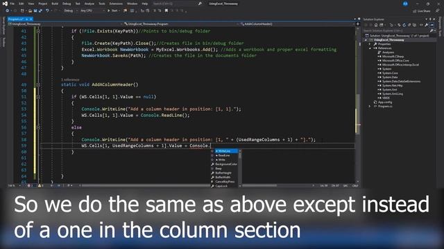 [Tutorial] How to use excel with C# if you are into that kind of thing. смотреть онлайн