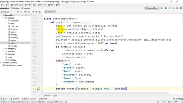 Blog in Python/Django || Bangla tutorial part-25 (Function based view to Class based view) смотреть онлайн