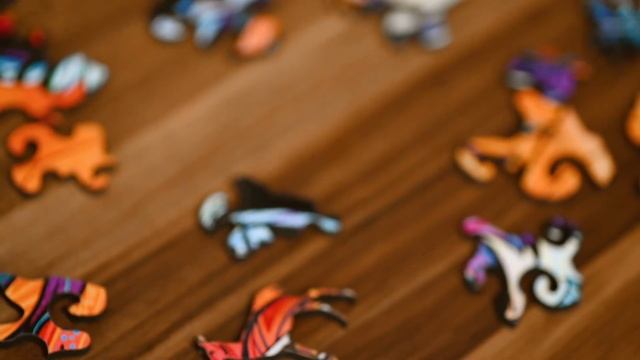 Деревянный пазл Тигр 