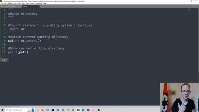 How to change directory in Python? смотреть онлайн