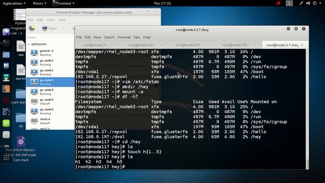 GlusterFS Tutorial - 4 - Creating Distributed Volume and Creating Striped Volume in GlusterFS смотреть онлайн
