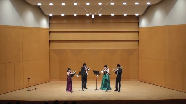 FUGA in D minor / J.S Bach [Trombone Quartet Ke] смотреть онлайн