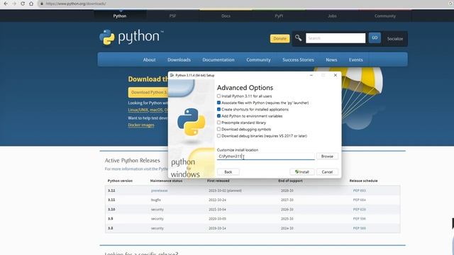 How to install Python 3.11.4 on Windows 11 [ Latest Version 2023 ] Python Installation Guide смотреть онлайн