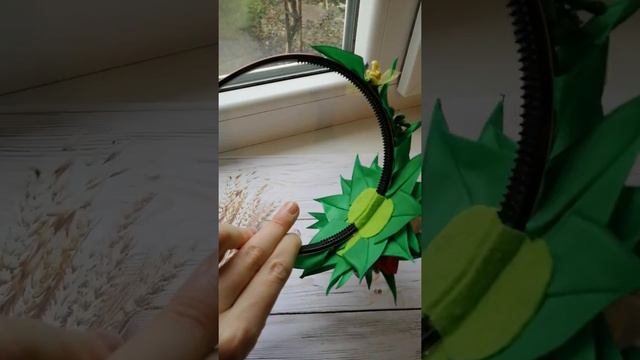 Весенний ободок / цветы из лент/ Весенняя полянка из атласных лент смотреть онлайн