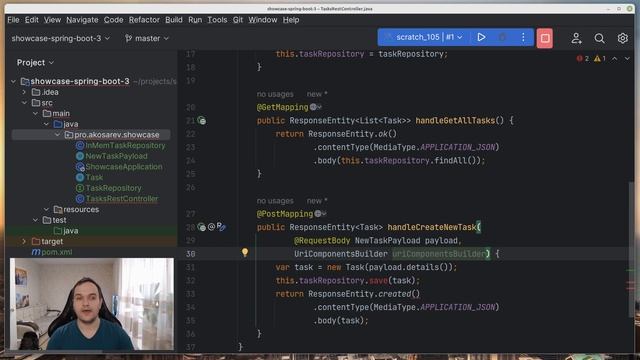 Spring по верхам: Разработка REST-сервиса смотреть онлайн