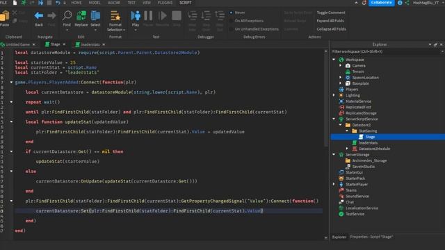 How To Save Numbers, Strings, & Tables To DATASTORE 2 (Roblox Studio) смотреть онлайн