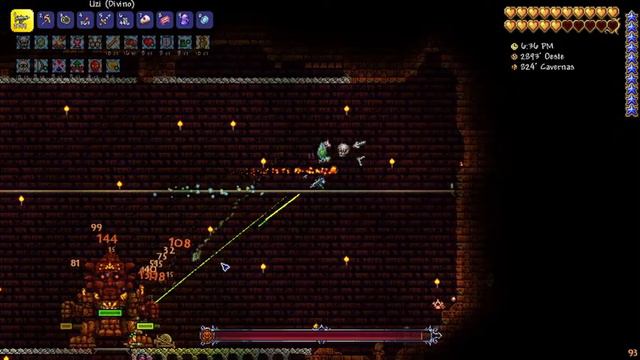 Terraria Master - Derrotando o GOLEM de set RANGED! смотреть онлайн