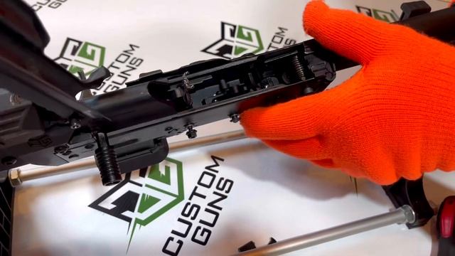 Установка на карабин Сайга-9/TR9 механизма быстрого сброса магазина от Custom Guns смотреть онлайн