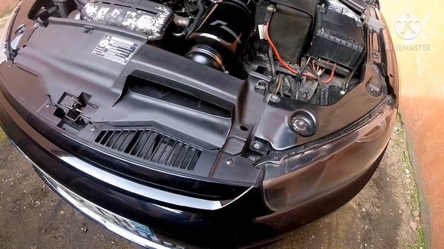 Installation paupière de phare noir Aliexpress sur Volkswagen Scirocco. Rendu Logo noir et Full Led смотреть онлайн