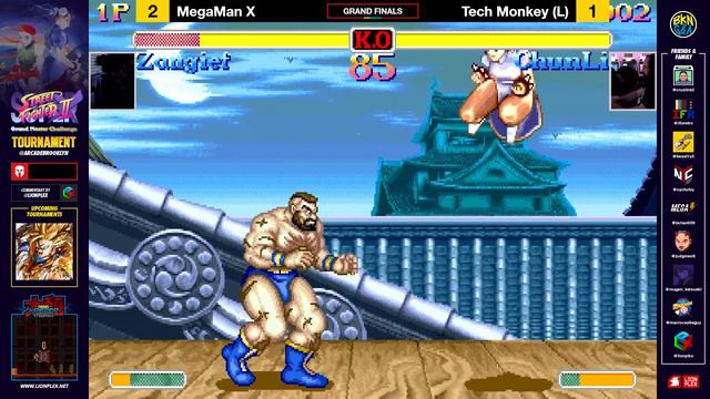 SSF2X MegaManX VS Tech Monkey @ArcadeBrooklyn Super Street Fighter 2x Grand Finals смотреть онлайн