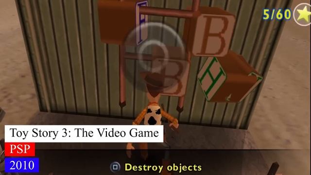 TOY STORY PlayStation Evolution PS1 - PS5 #gamehistory#evolutiongame #TOYSTORY