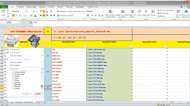 AutoCAD LT et AutoCAD - 8. Insérer des blocs via EXCEL смотреть онлайн