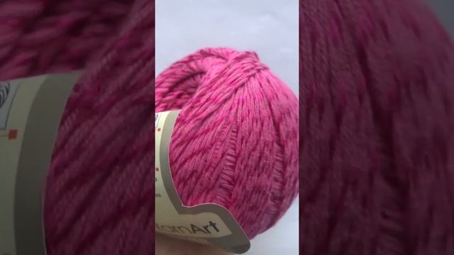Подробный обзор пряжи YarnArt Summer(хлопок с вискозой) №45 Темно-розовый смотреть онлайн
