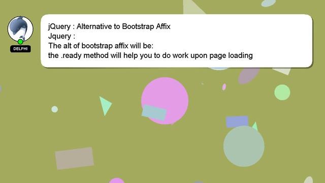 jQuery : Alternative to Bootstrap Affix смотреть онлайн