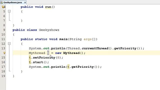 321. getPriority and setPriority Method in Java Programming (Hindi) смотреть онлайн