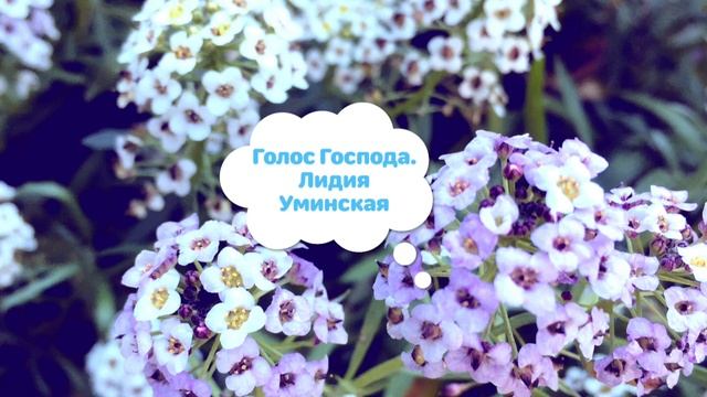 Голос Господа. Христианский стих смотреть онлайн