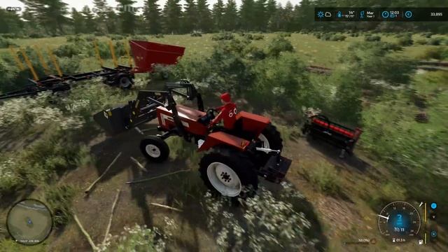 STARTING WITH $0, A QUAD BIKE & CHAINSAW - FS22 Timelapse Korpi Ep.1 смотреть онлайн