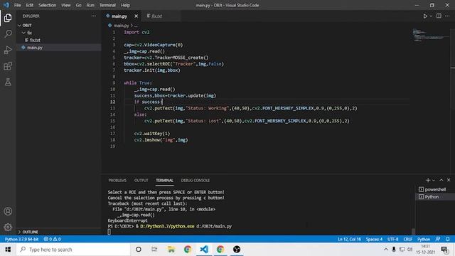 Object Tracking Realtime CPU 30 FPS OpenCV Python | Computer Vision | Cv2 смотреть онлайн