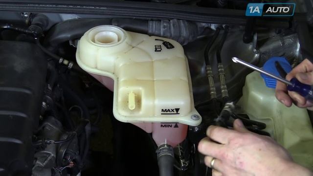 How to Replace Radiator Overflow Bottle 05-08 Audi A4 смотреть онлайн
