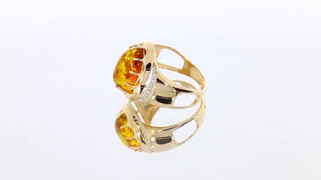 Золотое кольцо с янтарем арт. кл2950-29ск смотреть онлайн