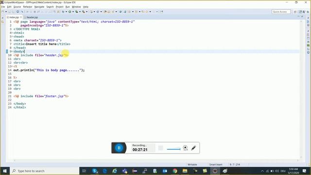 Java Server Pages (JSP) | JSP Full Tutorial For Beginner Hindi | Advance Java Tutorial In Hindi -11 смотреть онлайн