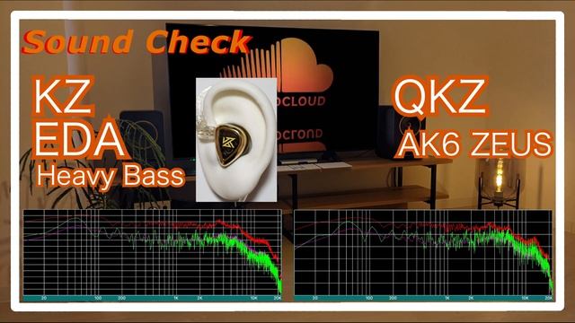 KZ EDA Heavy Bass vs QKZ AK6 ZEUS [ IEMs Chinese In-Ear headphones Sound Comparison 中華イヤホン音比較] смотреть онлайн