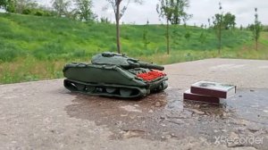 ПЛАВАЮЩИЙ Танк М551 Sheridan из пластилина.