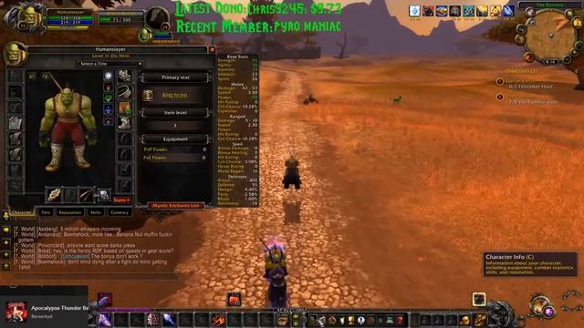 HORDE(orc) vs ALLI(human) (starts @2:19:43))FULL VOD (rules in desc) PROJECT ASCENSION смотреть онлайн