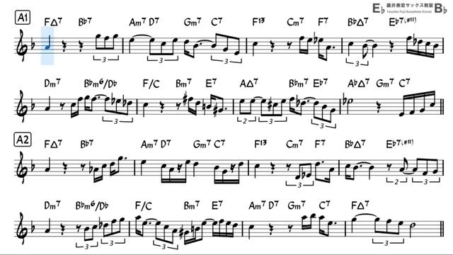The Christmas Song - Easy Solo Example for Tenor Sax смотреть онлайн