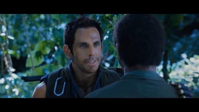 Tropic Thunder (2008 Film) - Robert Downey Jr. & Ben Stiller Scene