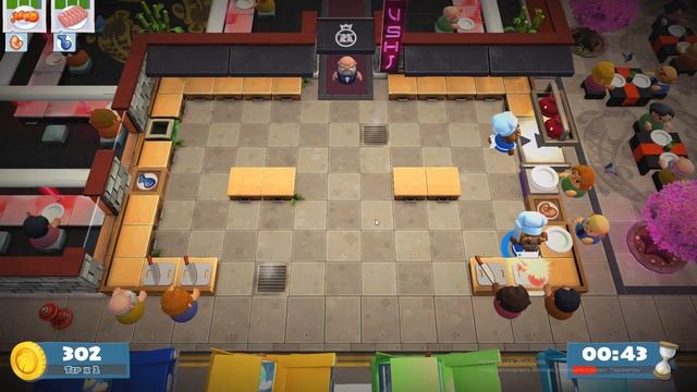 Выживаем на кухне и готовим в Overcooked 2 смотреть онлайн