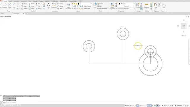 Introduction to AutoCAD - Rotate, Trim and Lines смотреть онлайн