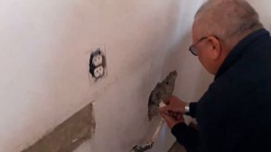 Укорачиваем газовую трубу под давлением.