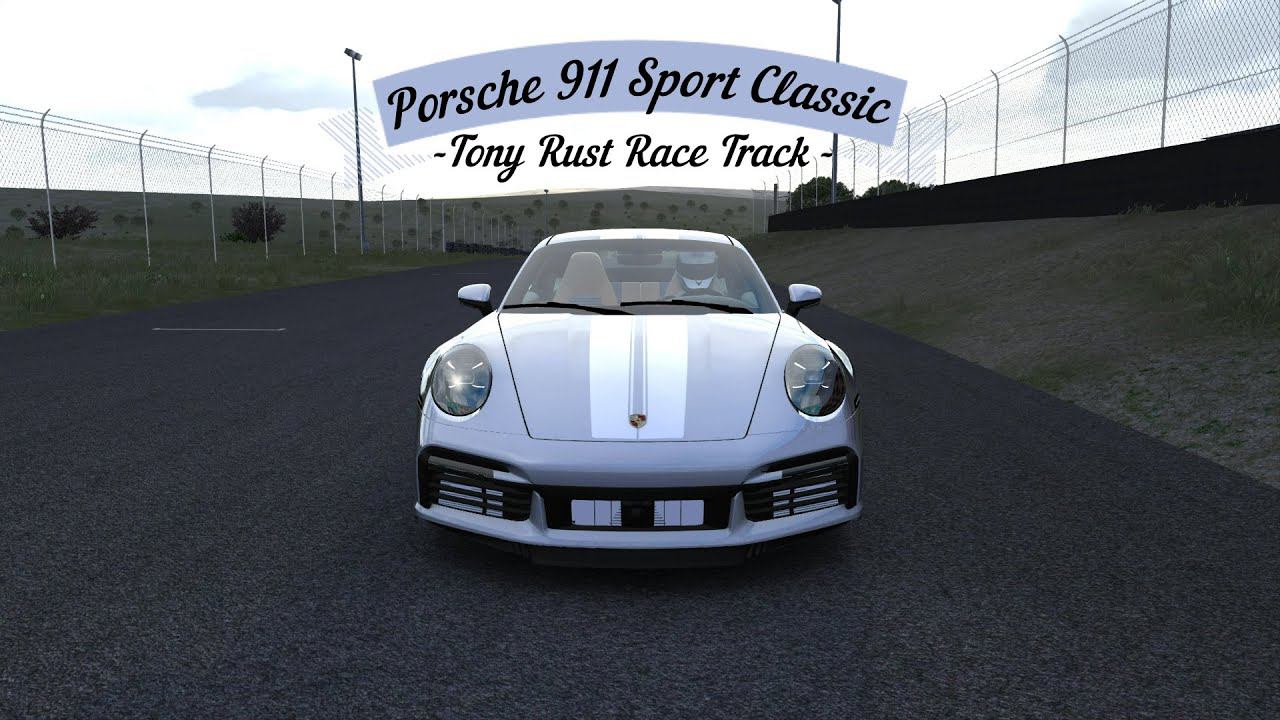 Porsche 911 Sport Classic - Tony Rust Race Track | Assetto Corsa. смотреть онлайн
