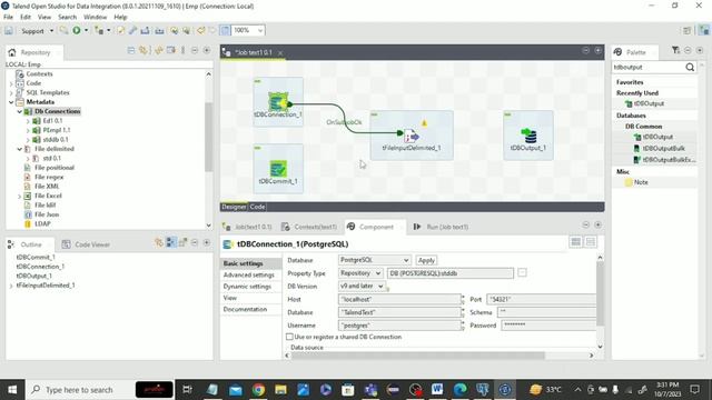 How to store Text file in database using Talend software,Postgres database, MySQL #talend #develope смотреть онлайн