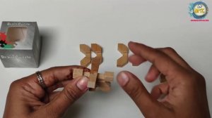 9 Piece 3D wooden Burr puzzle | plum puzzle | Snowflake puzzle| How to solve wooden star puzzle| MT