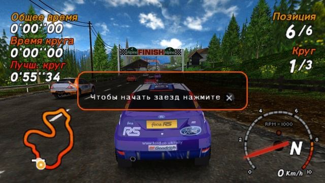 SEGA Rally (PSP) | Чемпионат | Прохождение #1