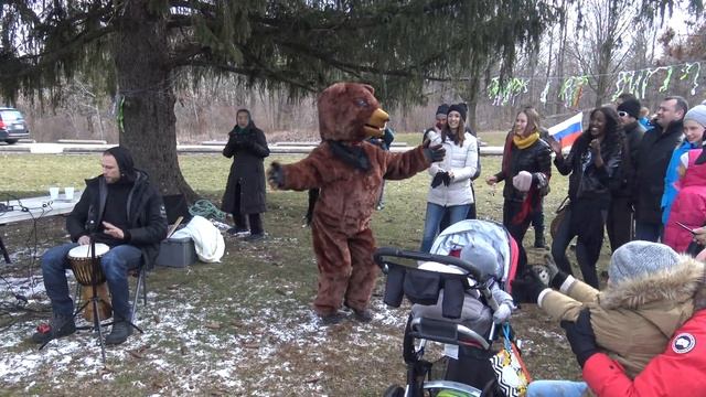 Медведь зажигает.Праздник"Масленица-РК" русскоязычной общины Онтарио смотреть онлайн