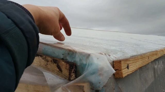Накрываем зимнюю теплицу пленкой СВЕТЛИЦА. Суперпрочная пленка НЕ из полиэтилена. смотреть онлайн