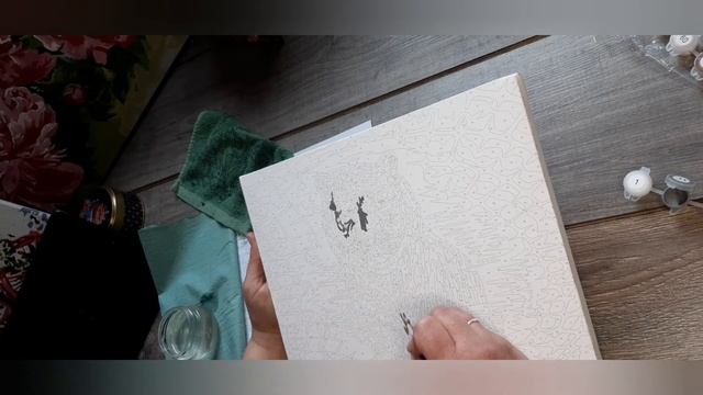 Символ года 2022/1. Отчет 1-7 марта. Картина по номерам, пряжа для проекта. смотреть онлайн