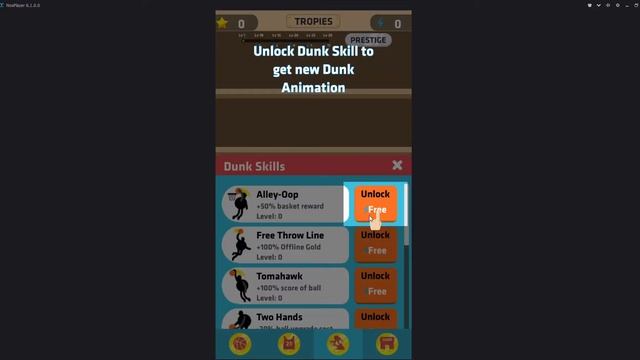 Idle Dunk Master: Demo Gameplay смотреть онлайн