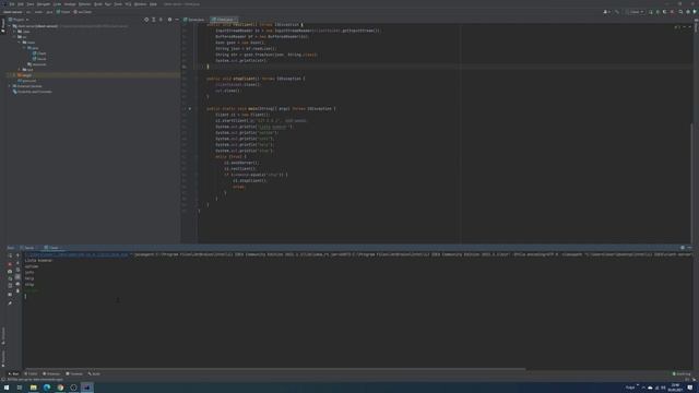 Java Client - Server JSON смотреть онлайн