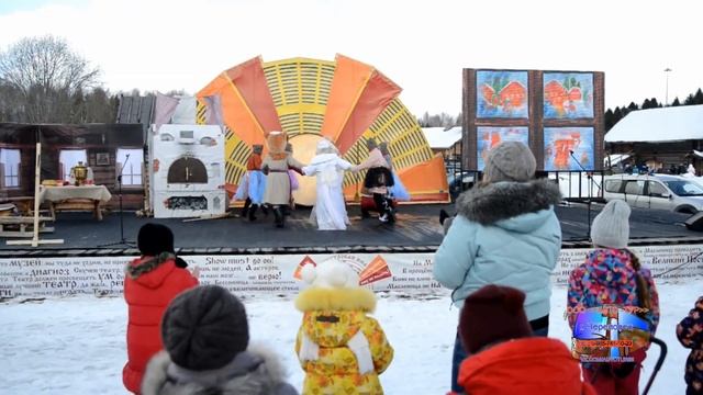 Веселая масленица в Семёнково 2019. Народное гулянье. смотреть онлайн