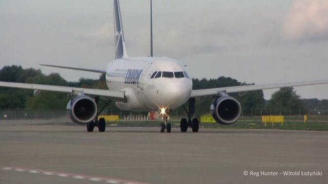 Airbus A318 First Time In Poznan Airport