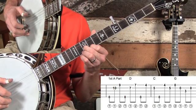 Blackberry Blossom Melodic Banjo Solo! смотреть онлайн